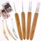 7 Pieces Dreadlock Crochet Hook Include Dreadlocks Crochet Hair Weaving Needle Tool 2 Pieces 1 Hook + 1 Pieces 2 Hooks + 1 Pieces 3 Hooks + 3 Pieces Hair Braid Craft Locking